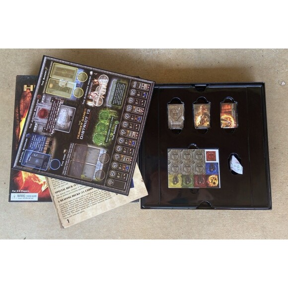 The Hunger Games District 12 A Game Of Strategy 2 - 4 Players age 14+  Opened - Picture 2 of 5
